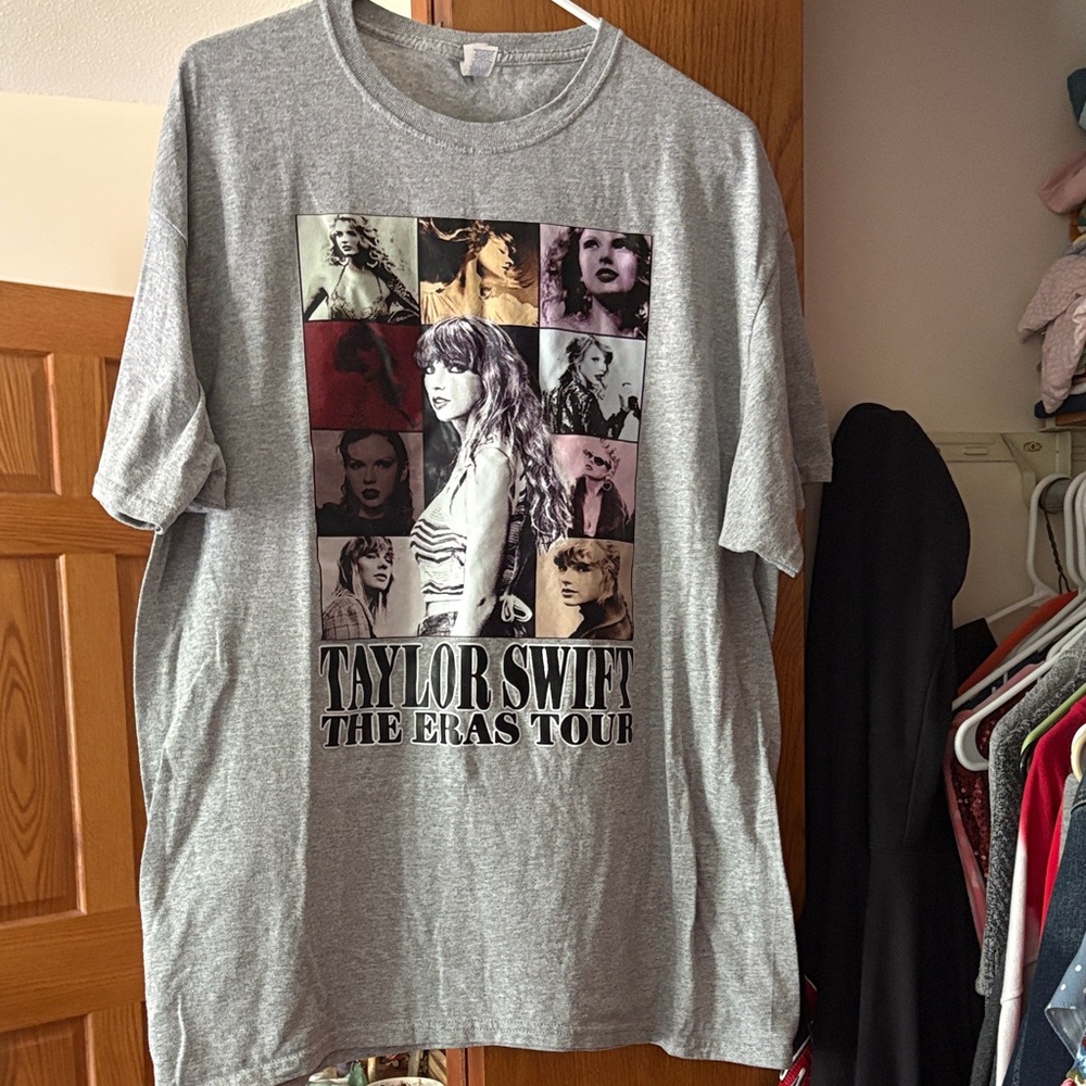 Jerzees Gray Taylor Swift Tour Tee